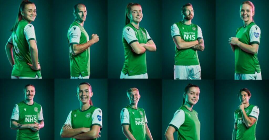 Photo of Hibernian FC players