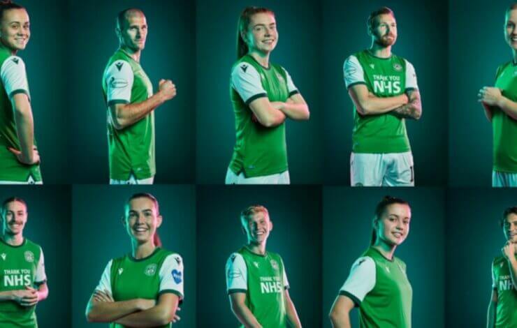Photo of Hibernian FC players