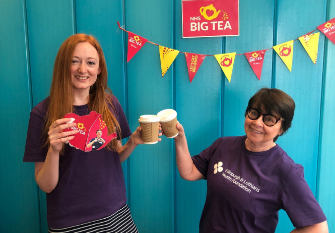 Two women at the NHS Big Tea event