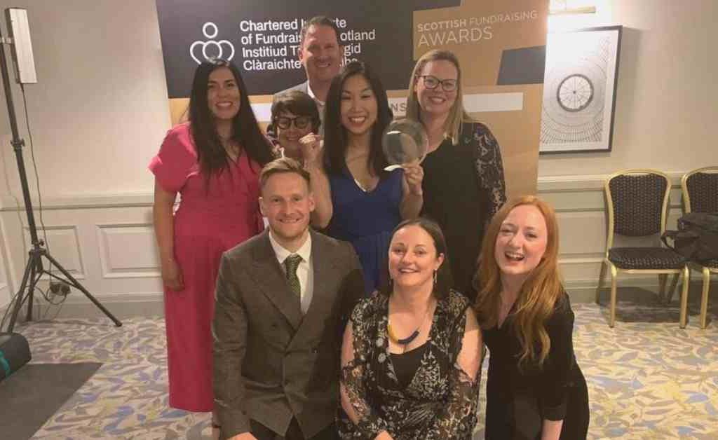 Hibernian Football Club prestigious fundraising award