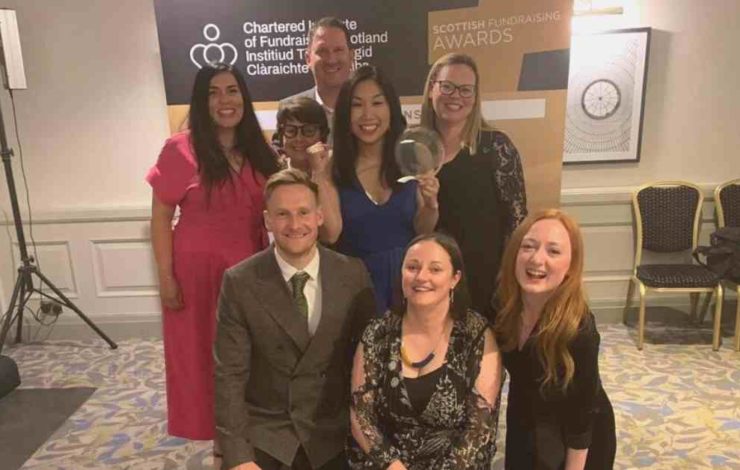 Hibernian Football Club prestigious fundraising award