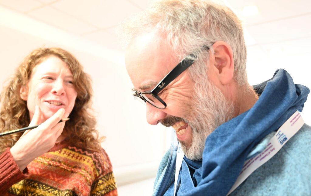 Havens artists, Lottie Davies and Craig Easton