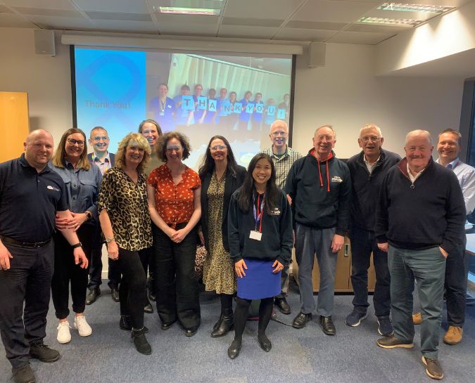 Volunteers from the Fundraising Group who support our Fighting Against Cancer Edinburgh (FACE0 fund, celebrating 30 years of the group