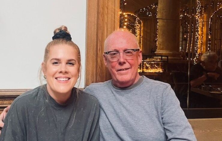 NHS Lothian Charity Supporter, Alice Graves, and her dad