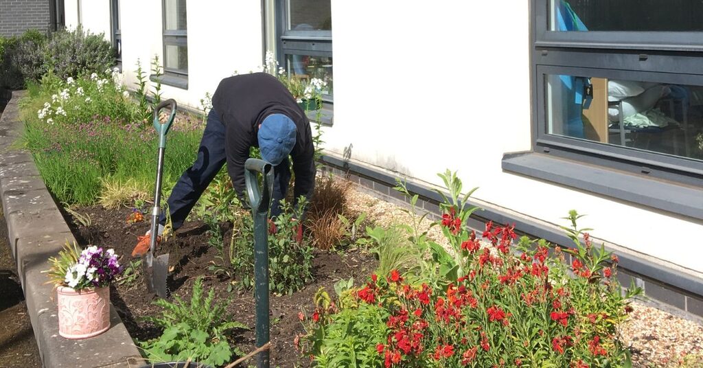 Green Health Volunteer supporting the enhancement and maintenance of outdoor spaces across NHS Lothian